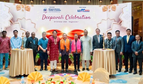 VIDEO: Malaysian Business Chamber in Cambodia Illuminates Deepavali